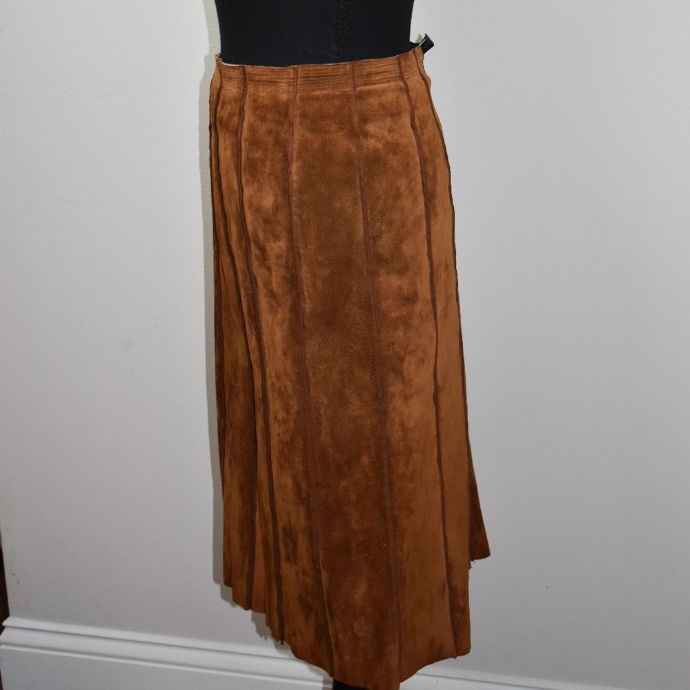 100% Valerie Stevens Leather Skirt - Sz 14